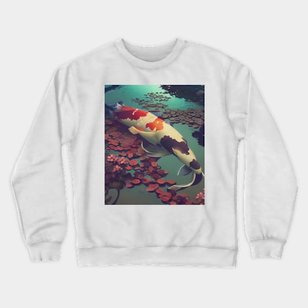 The Art of Koi Fish: A Visual Feast for Your Eyes 14 Crewneck Sweatshirt by Painthat